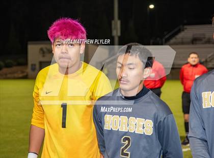 Thumbnail 3 in Southwestern Randolph vs. Clinton (NCHSAA 2A Final - Awards) photogallery.