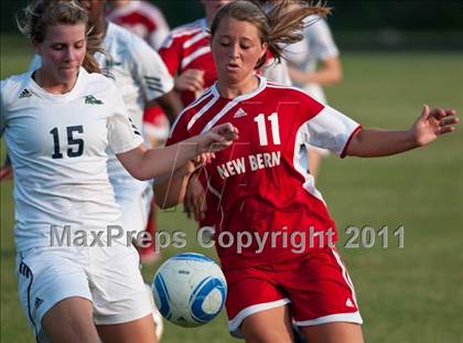 Thumbnail 1 in New Bern @ Leesville Road (NCHSAA 4A East Final) photogallery.