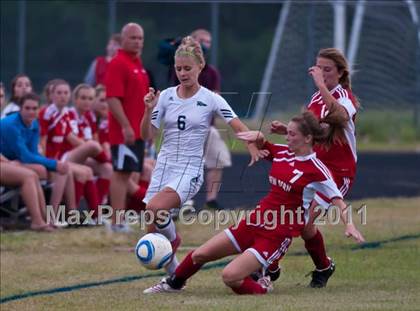 Thumbnail 2 in New Bern @ Leesville Road (NCHSAA 4A East Final) photogallery.