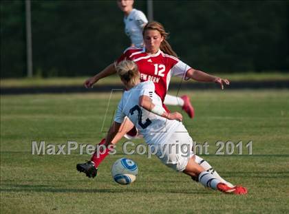 Thumbnail 2 in New Bern @ Leesville Road (NCHSAA 4A East Final) photogallery.