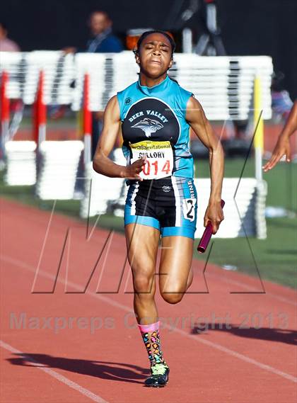 Thumbnail 2 in Arcadia Invitational (4x100 Relay) photogallery.
