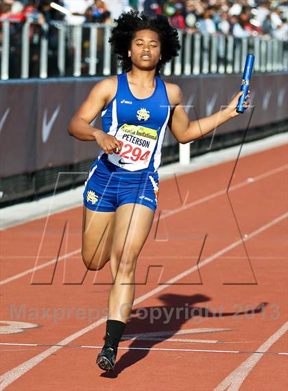 Thumbnail 3 in Arcadia Invitational (4x100 Relay) photogallery.