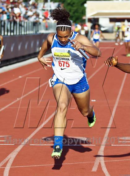 Thumbnail 2 in Arcadia Invitational (4x100 Relay) photogallery.