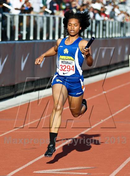 Thumbnail 2 in Arcadia Invitational (4x100 Relay) photogallery.