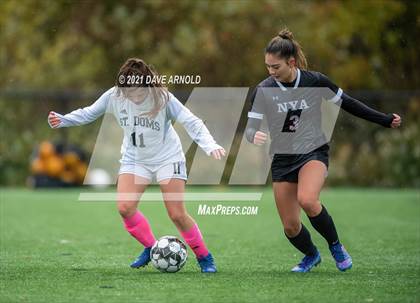 Thumbnail 2 in St. Dominic @ North Yarmouth Academy (MPA Class D Quarterfinal) photogallery.