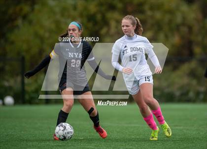 Thumbnail 3 in St. Dominic @ North Yarmouth Academy (MPA Class D Quarterfinal) photogallery.