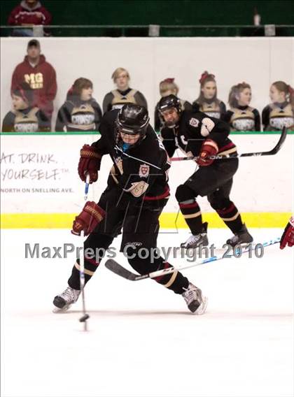 Thumbnail 1 in Maple Grove vs Centennial (Section 5AA Semifinal) photogallery.