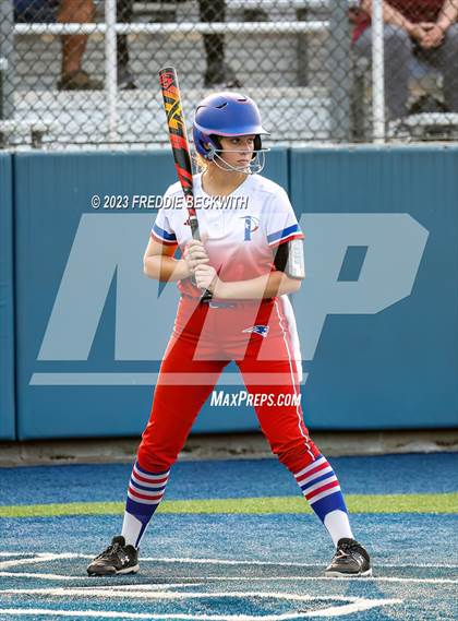 Thumbnail 1 in Whitesboro @ Prairiland (UIL 3A Softball Regional Quarterfinal) photogallery.
