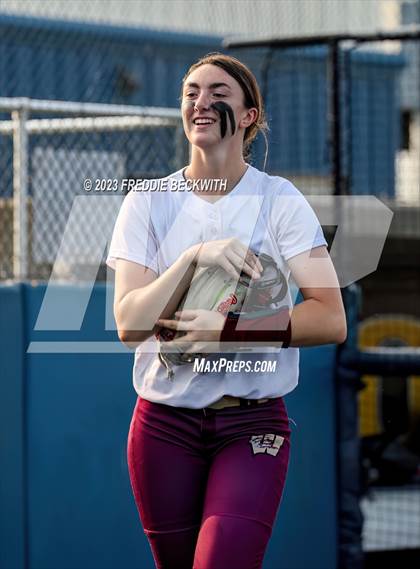 Thumbnail 3 in Whitesboro @ Prairiland (UIL 3A Softball Regional Quarterfinal) photogallery.