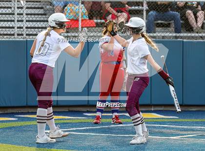 Thumbnail 2 in Whitesboro @ Prairiland (UIL 3A Softball Regional Quarterfinal) photogallery.