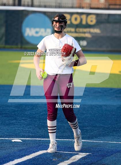 Thumbnail 2 in Whitesboro @ Prairiland (UIL 3A Softball Regional Quarterfinal) photogallery.
