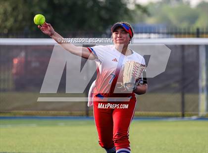 Thumbnail 3 in Whitesboro @ Prairiland (UIL 3A Softball Regional Quarterfinal) photogallery.