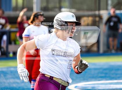 Thumbnail 1 in Whitesboro @ Prairiland (UIL 3A Softball Regional Quarterfinal) photogallery.