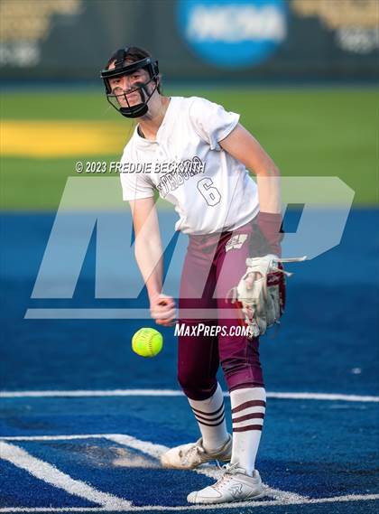 Thumbnail 1 in Whitesboro @ Prairiland (UIL 3A Softball Regional Quarterfinal) photogallery.