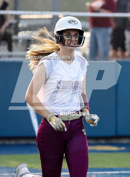 Thumbnail 3 in Whitesboro @ Prairiland (UIL 3A Softball Regional Quarterfinal) photogallery.