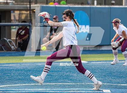 Thumbnail 2 in Whitesboro @ Prairiland (UIL 3A Softball Regional Quarterfinal) photogallery.