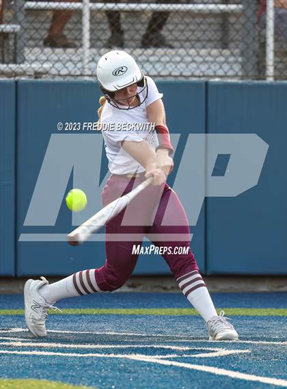 Thumbnail 2 in Whitesboro @ Prairiland (UIL 3A Softball Regional Quarterfinal) photogallery.