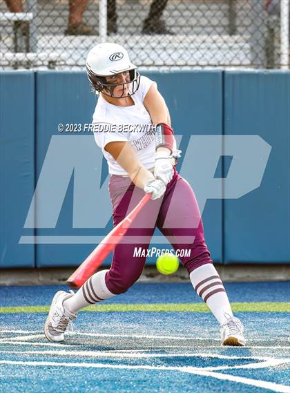 Thumbnail 1 in Whitesboro @ Prairiland (UIL 3A Softball Regional Quarterfinal) photogallery.