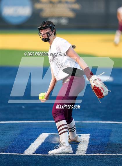 Thumbnail 1 in Whitesboro @ Prairiland (UIL 3A Softball Regional Quarterfinal) photogallery.