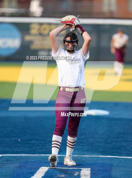 Thumbnail 2 in Whitesboro @ Prairiland (UIL 3A Softball Regional Quarterfinal) photogallery.