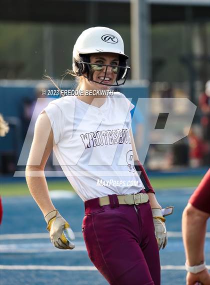 Thumbnail 2 in Whitesboro @ Prairiland (UIL 3A Softball Regional Quarterfinal) photogallery.