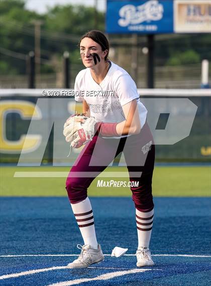 Thumbnail 2 in Whitesboro @ Prairiland (UIL 3A Softball Regional Quarterfinal) photogallery.