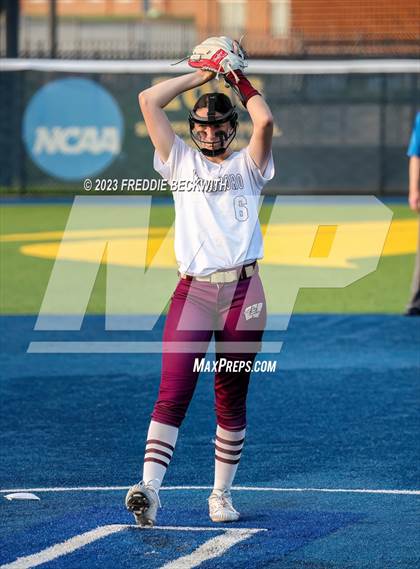 Thumbnail 1 in Whitesboro @ Prairiland (UIL 3A Softball Regional Quarterfinal) photogallery.
