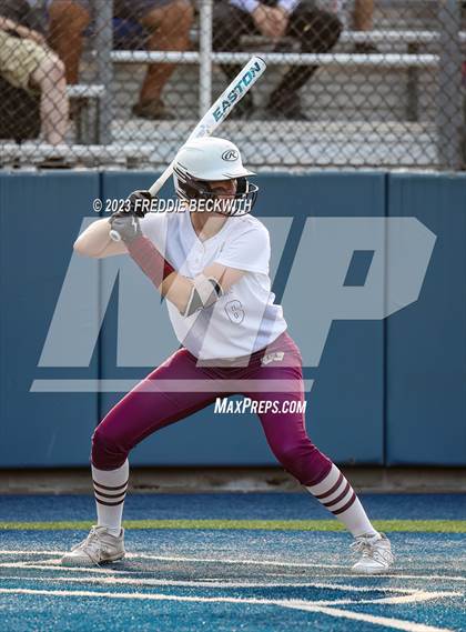 Thumbnail 1 in Whitesboro @ Prairiland (UIL 3A Softball Regional Quarterfinal) photogallery.