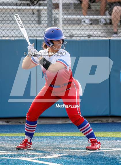 Thumbnail 3 in Whitesboro @ Prairiland (UIL 3A Softball Regional Quarterfinal) photogallery.