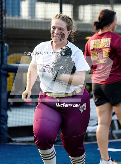 Thumbnail 2 in Whitesboro @ Prairiland (UIL 3A Softball Regional Quarterfinal) photogallery.