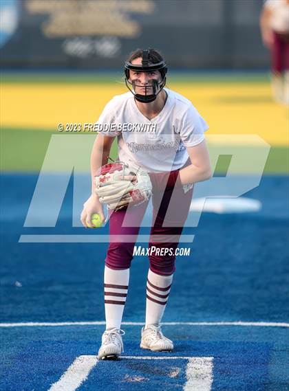 Thumbnail 3 in Whitesboro @ Prairiland (UIL 3A Softball Regional Quarterfinal) photogallery.
