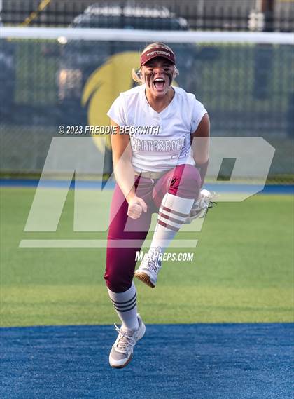 Thumbnail 1 in Whitesboro @ Prairiland (UIL 3A Softball Regional Quarterfinal) photogallery.