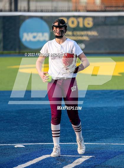 Thumbnail 3 in Whitesboro @ Prairiland (UIL 3A Softball Regional Quarterfinal) photogallery.