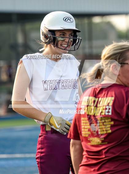 Thumbnail 3 in Whitesboro @ Prairiland (UIL 3A Softball Regional Quarterfinal) photogallery.