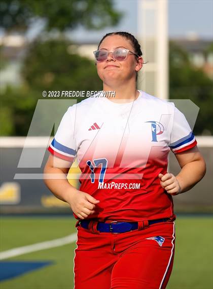 Thumbnail 3 in Whitesboro @ Prairiland (UIL 3A Softball Regional Quarterfinal) photogallery.