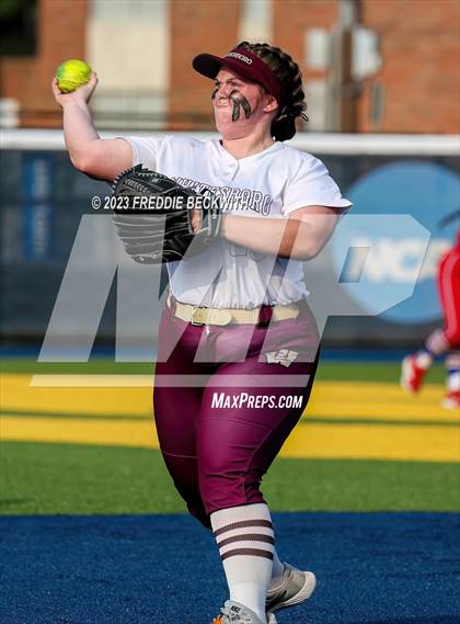 Thumbnail 3 in Whitesboro @ Prairiland (UIL 3A Softball Regional Quarterfinal) photogallery.