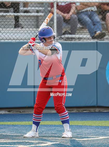 Thumbnail 1 in Whitesboro @ Prairiland (UIL 3A Softball Regional Quarterfinal) photogallery.