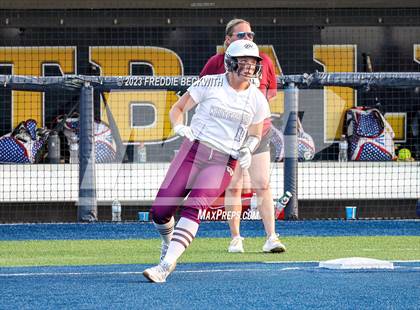 Thumbnail 2 in Whitesboro @ Prairiland (UIL 3A Softball Regional Quarterfinal) photogallery.