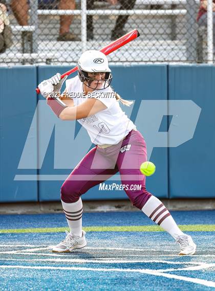 Thumbnail 2 in Whitesboro @ Prairiland (UIL 3A Softball Regional Quarterfinal) photogallery.
