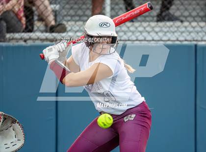 Thumbnail 3 in Whitesboro @ Prairiland (UIL 3A Softball Regional Quarterfinal) photogallery.