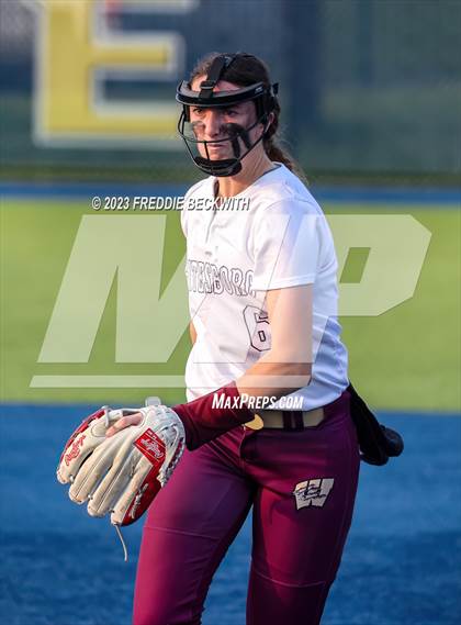 Thumbnail 1 in Whitesboro @ Prairiland (UIL 3A Softball Regional Quarterfinal) photogallery.