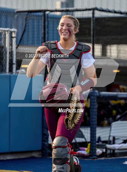 Thumbnail 2 in Whitesboro @ Prairiland (UIL 3A Softball Regional Quarterfinal) photogallery.
