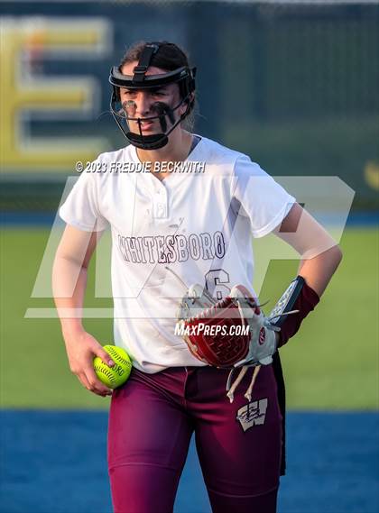 Thumbnail 3 in Whitesboro @ Prairiland (UIL 3A Softball Regional Quarterfinal) photogallery.