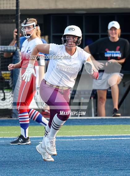 Thumbnail 2 in Whitesboro @ Prairiland (UIL 3A Softball Regional Quarterfinal) photogallery.