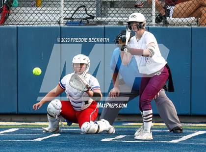 Thumbnail 1 in Whitesboro @ Prairiland (UIL 3A Softball Regional Quarterfinal) photogallery.