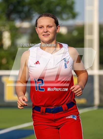 Thumbnail 3 in Whitesboro @ Prairiland (UIL 3A Softball Regional Quarterfinal) photogallery.