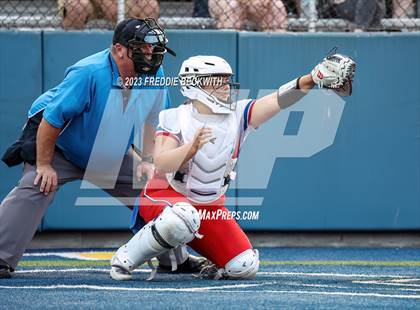 Thumbnail 2 in Whitesboro @ Prairiland (UIL 3A Softball Regional Quarterfinal) photogallery.
