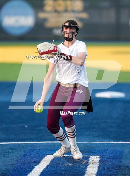 Thumbnail 1 in Whitesboro @ Prairiland (UIL 3A Softball Regional Quarterfinal) photogallery.