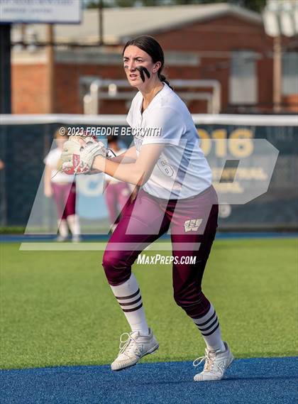 Thumbnail 1 in Whitesboro @ Prairiland (UIL 3A Softball Regional Quarterfinal) photogallery.