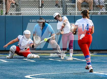Thumbnail 3 in Whitesboro @ Prairiland (UIL 3A Softball Regional Quarterfinal) photogallery.